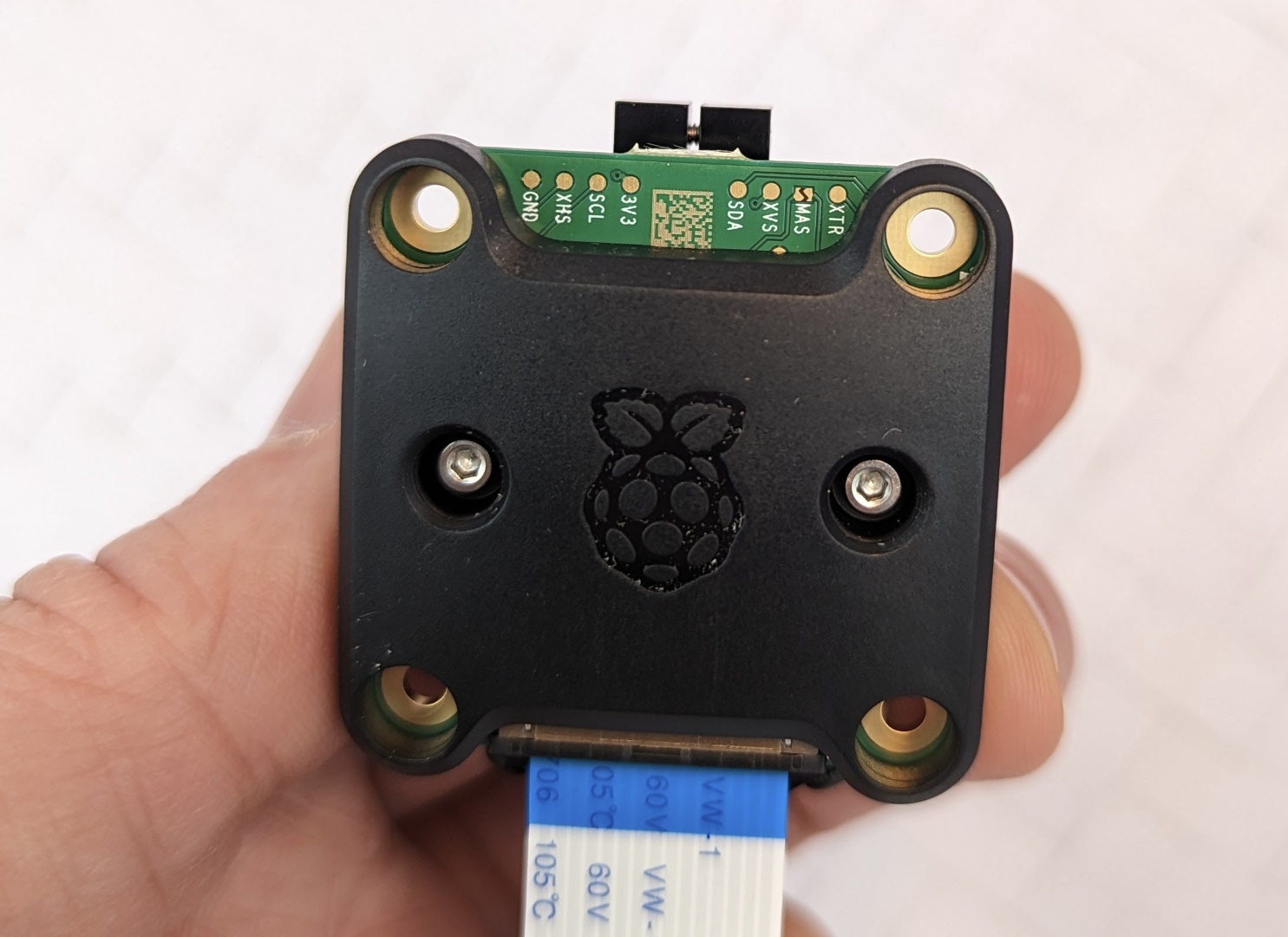 back of a Raspberry Pi HQ camera module