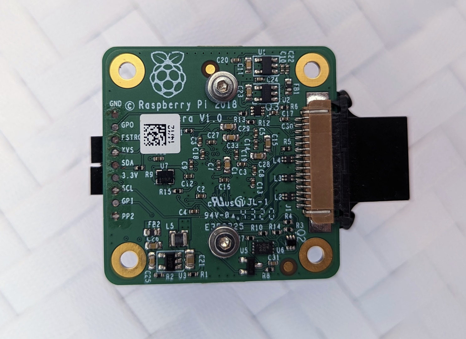back of a Raspberry Pi global shutter camera module